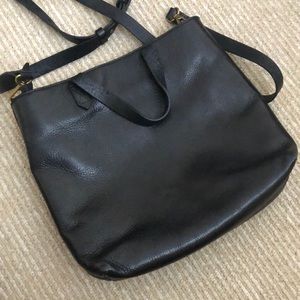 Madewell Black Leather Crossbody